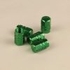 Green Metal valve Cap group